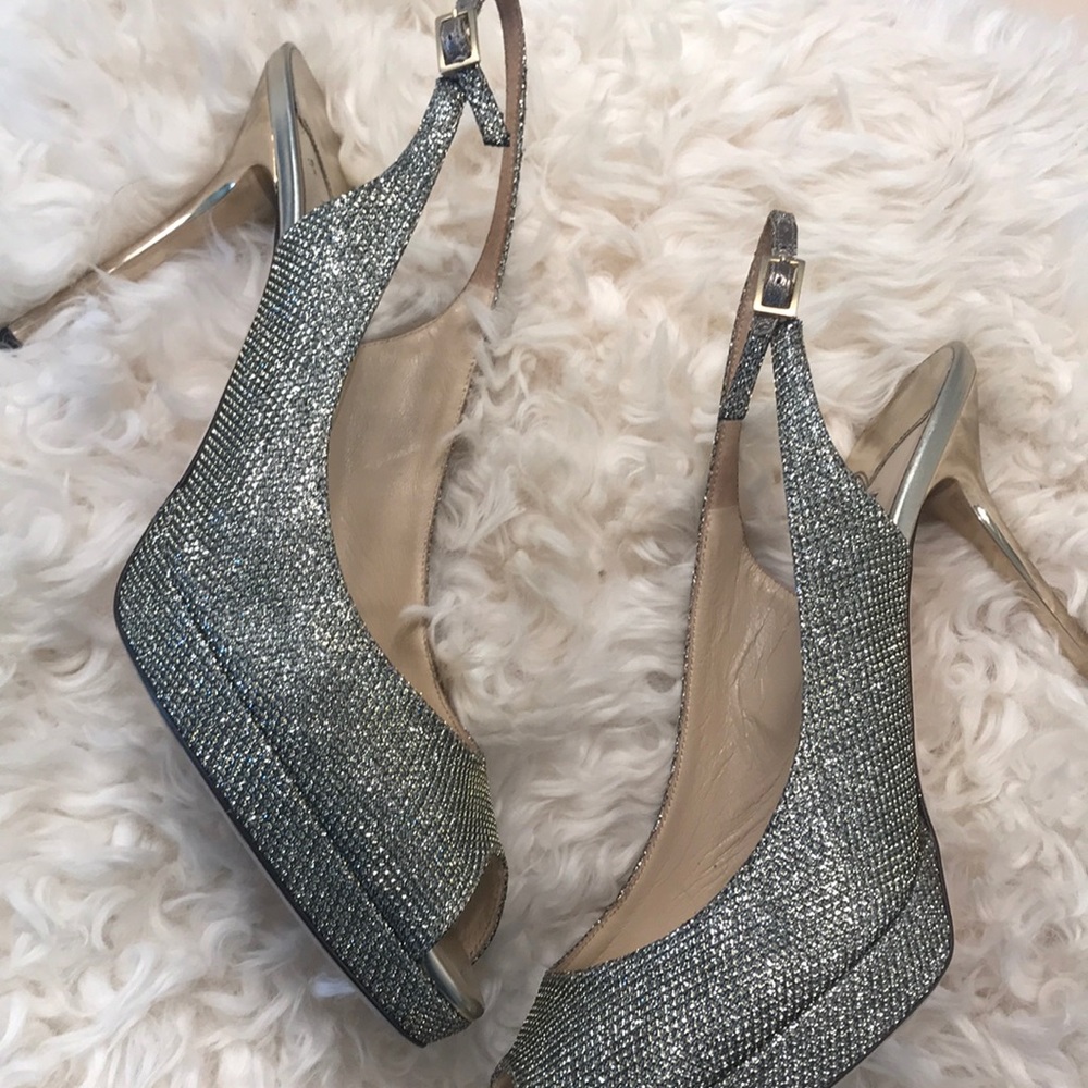 Gold Jimmy Choos